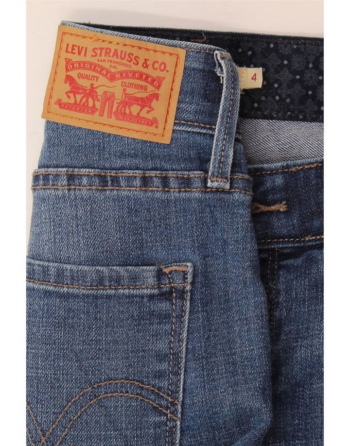 LEVI'S Womens 525 Straight Jeans US 4 Small W28 L30 Blue Cotton Vintage Levi's and Second-Hand Levi's from Messina Hembry 