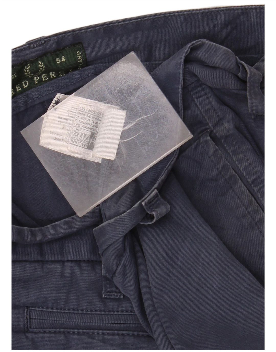 Spodenki Chino męskie FRED PERRY IT 54 2XL W38 Granatowe, bawełniane