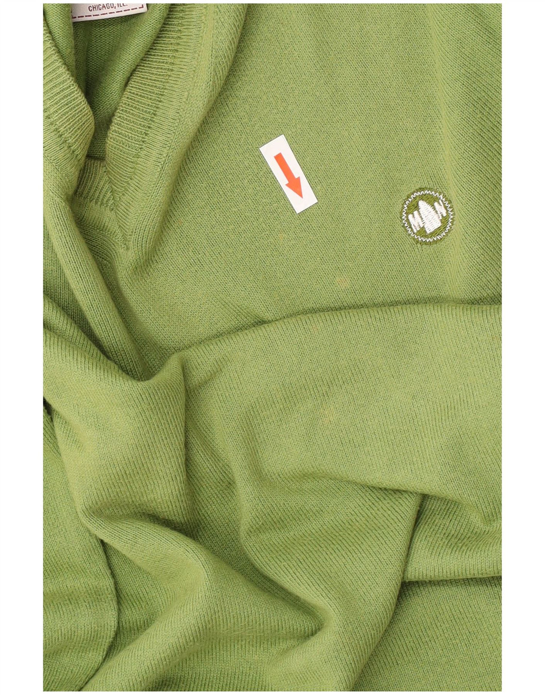 Męski sweter Murphy & Nye Sailmakers o regularnym kroju z dekoltem w kształcie litery V, XL, zielony