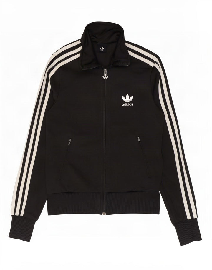 Damska kurtka dresowa Adidas Graphic EU 34 XS Czarny poliester
