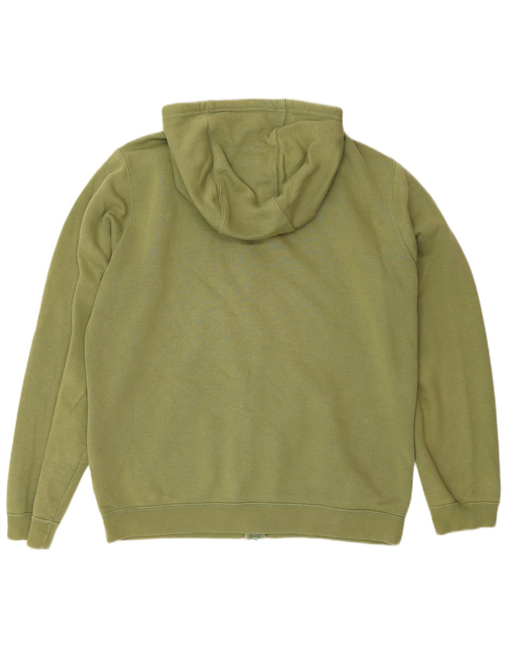 Męski sweter z kapturem i zamkiem Nike, bawełna w kolorze khaki