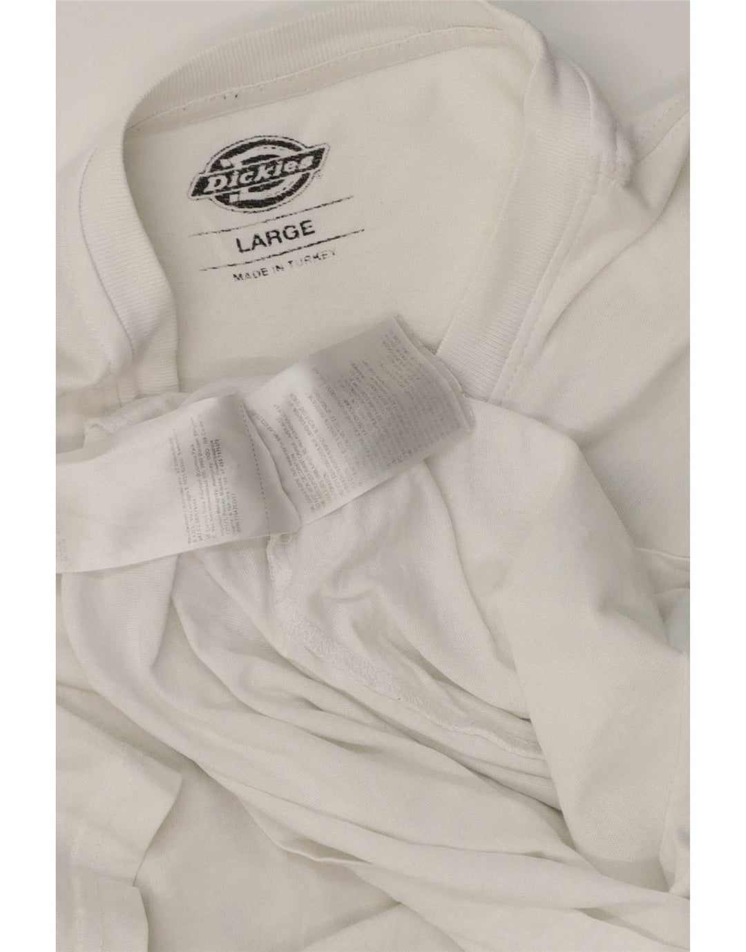 Męska koszulka z grafiką Dickies, duża, biała, bawełniana