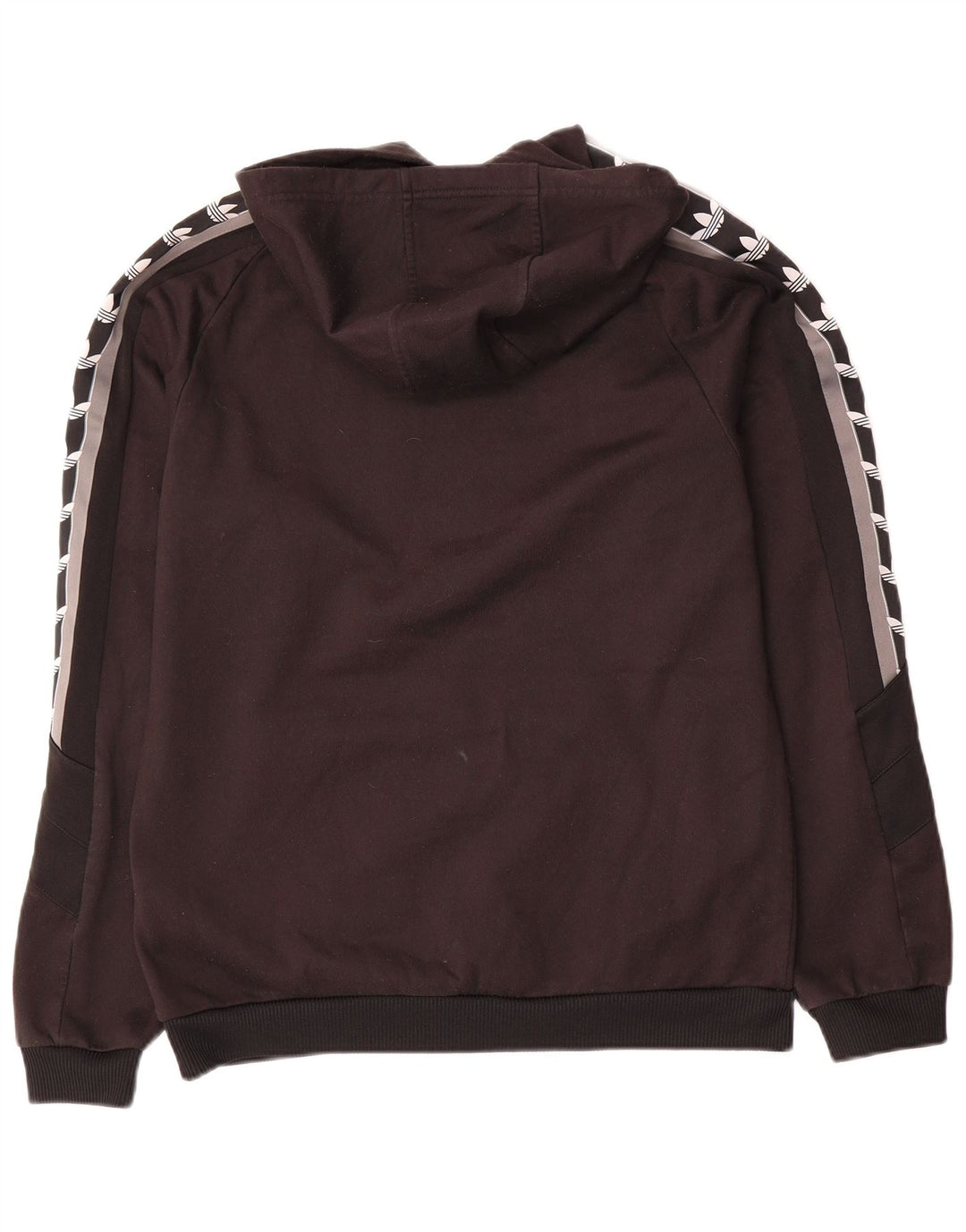 Męska bluza z kapturem Adidas z grafiką, mała, czarna, z blokami kolorów, z poliestru