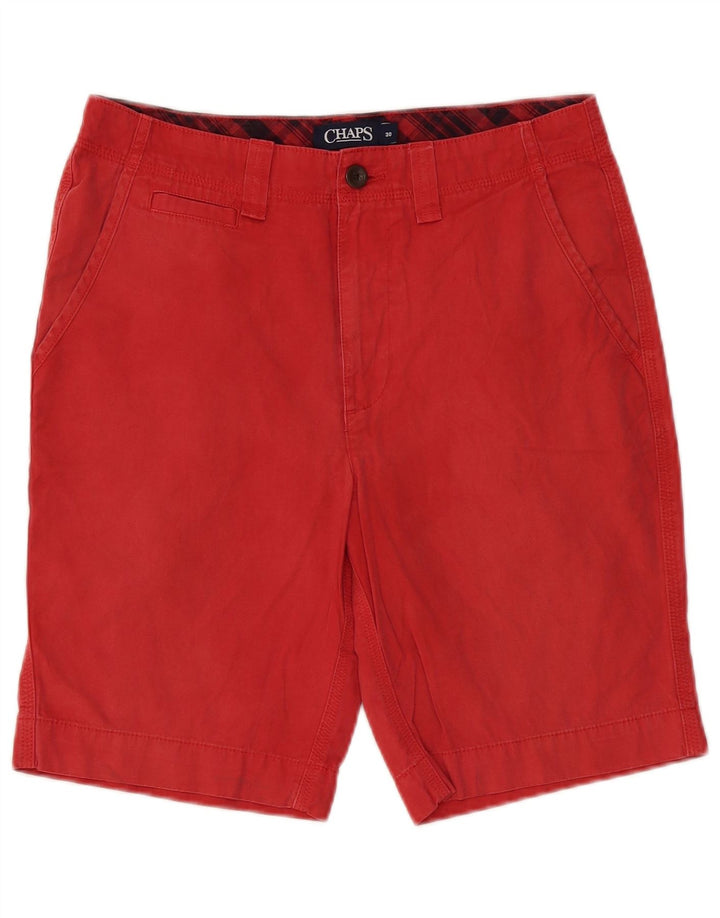 Męskie spodenki chino CHAPS W30, średnia czerwona bawełna