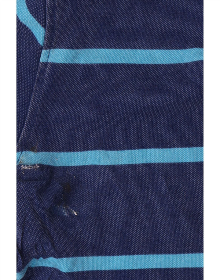Crew Clothing Męska bluza z zamkiem błyskawicznym i średnim granatem w paski