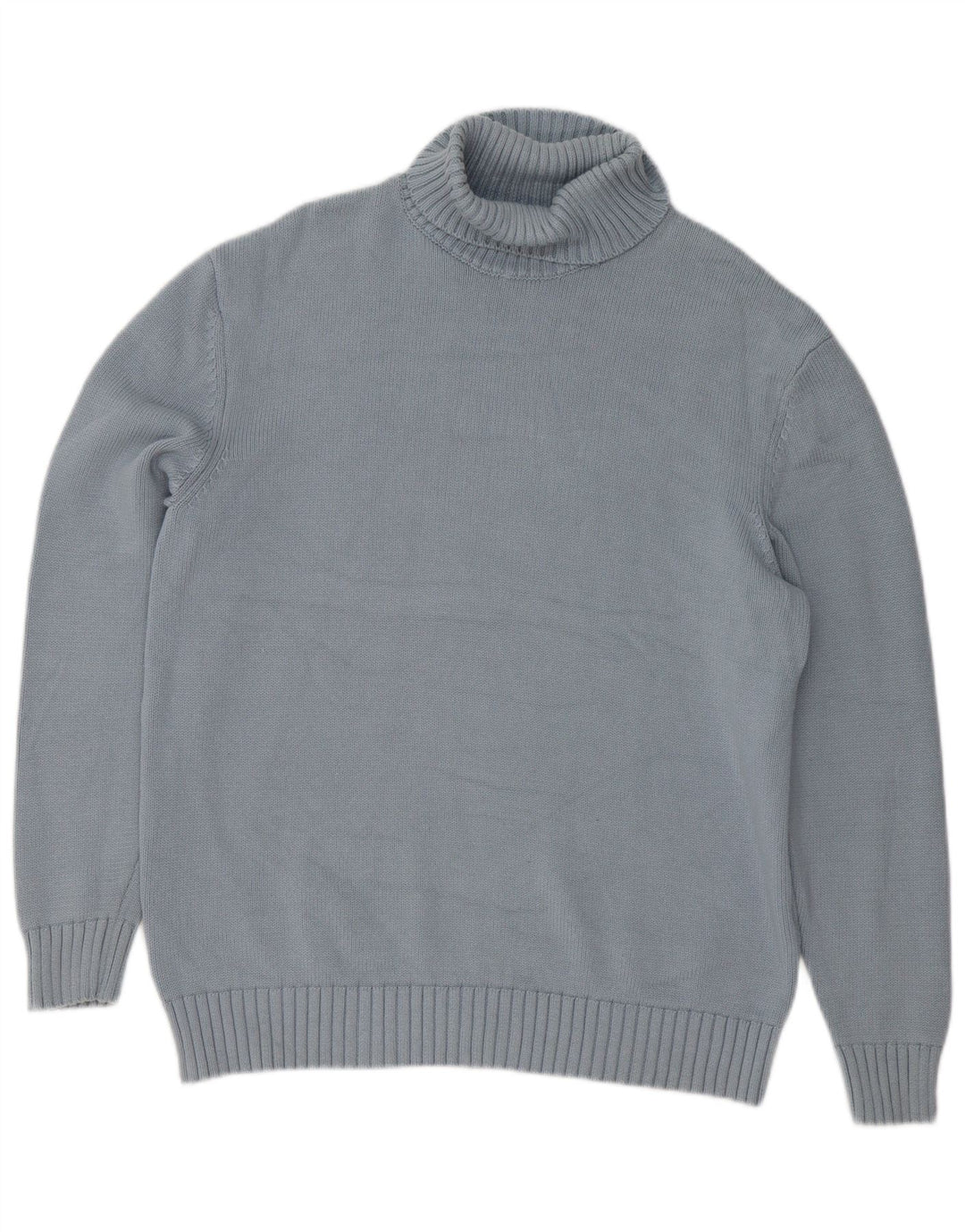 Męski sweter z golfem Zara, duży, niebieski