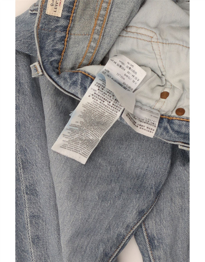 Męskie jeansy LEVI'S 505 Straight W33 L32 Niebieskie bawełniane