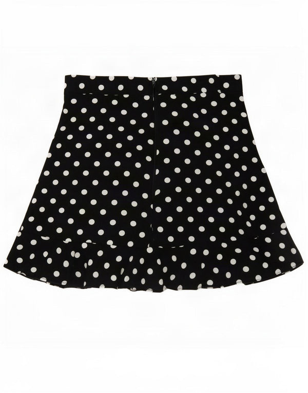 Zara Womens Wide Leg Casual Shorts Small W26 Black Polka Dot
