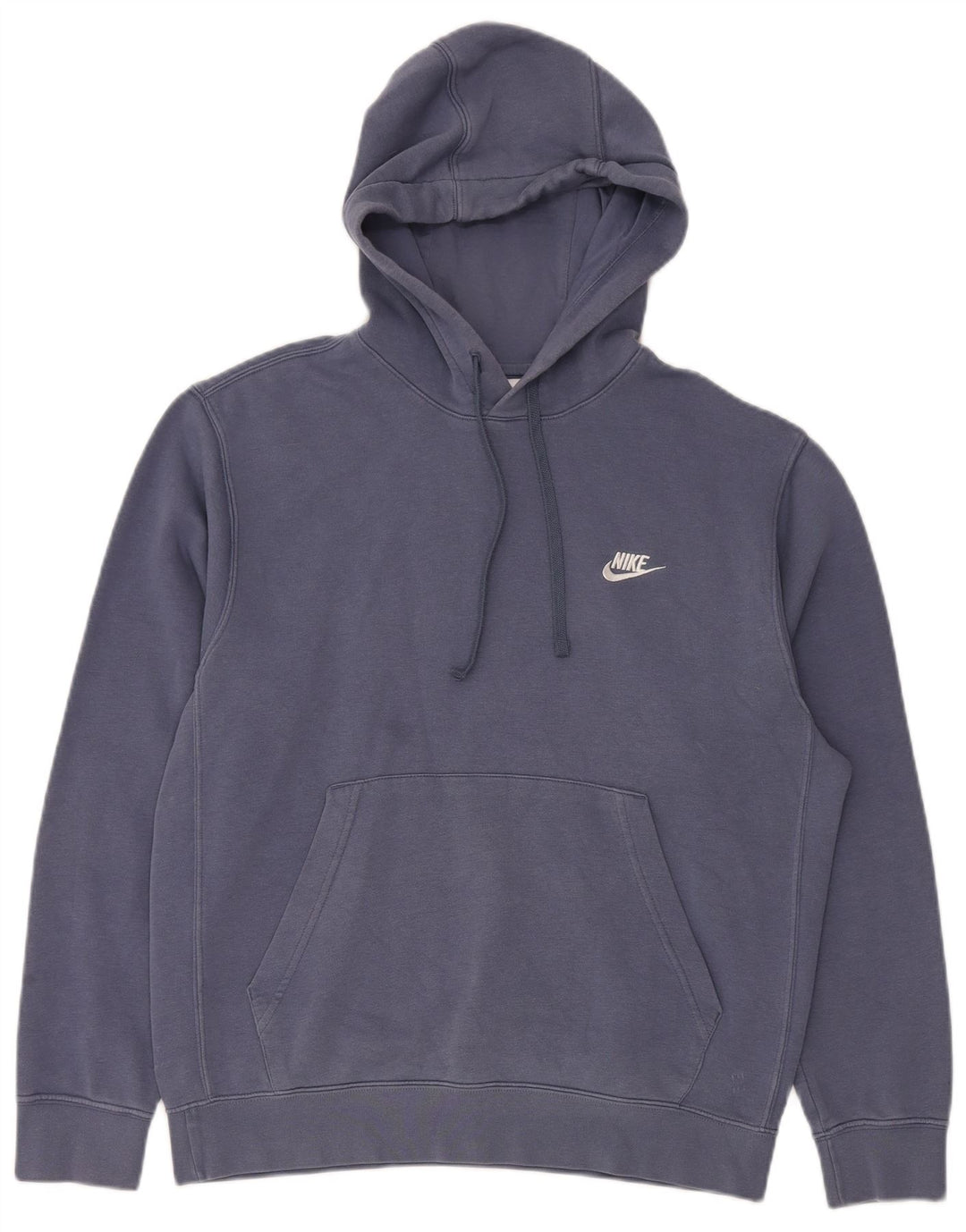 Męska bluza z kapturem Nike, średnia niebieska, bawełniana