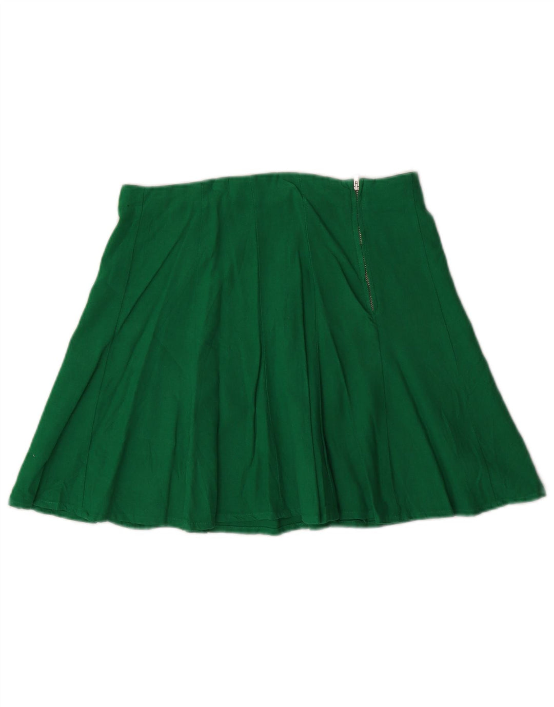 Damska mini spódniczka Zara XS W24, zielona lniana