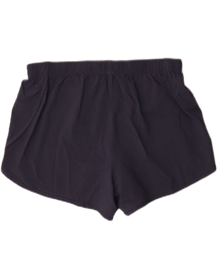 Damskie spodenki sportowe NEW BALANCE UK 16, duże, granatowe, poliestrowe