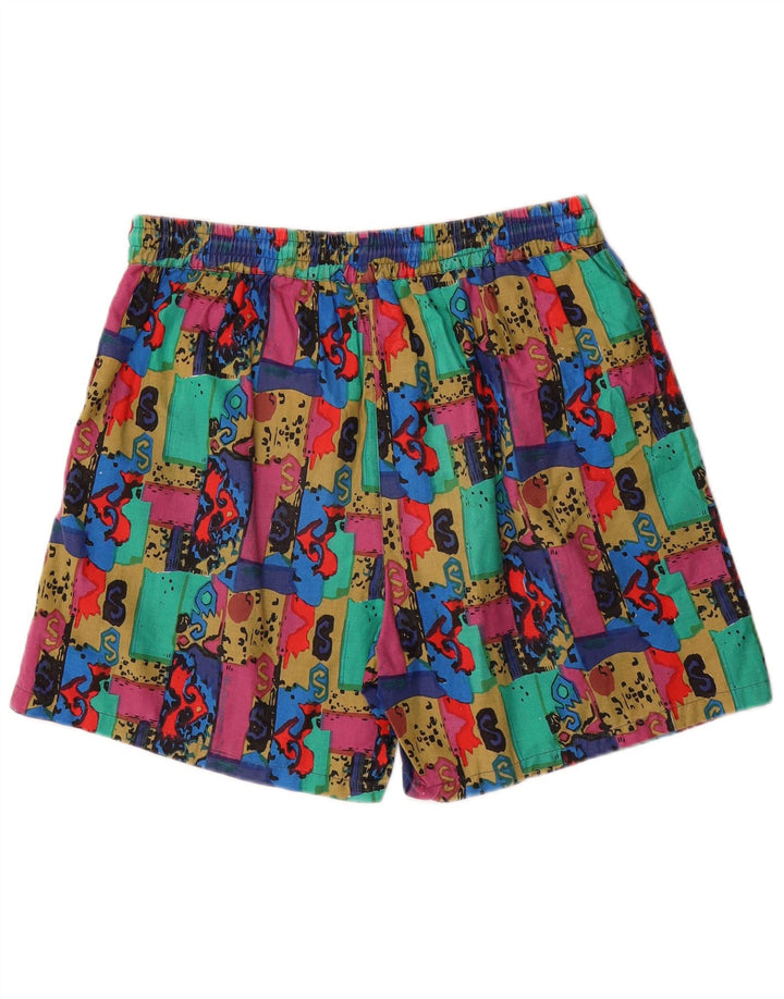 Męskie spodenki kąpielowe w stylu vintage w abstrakcyjny wzór XL, wielobarwny nylon