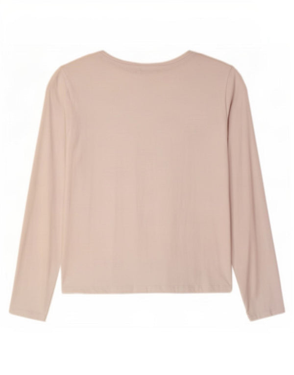 Damski top z długim rękawem Zara UK 18 XL, biały
