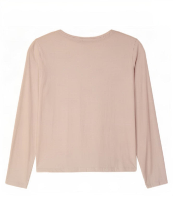 Damski top z długim rękawem Zara UK 18 XL, biały