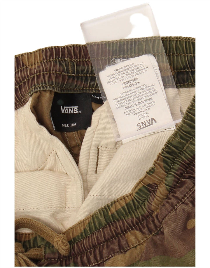Męskie spodenki chino VANS, średnie W30, khaki, bawełna w kamuflażu