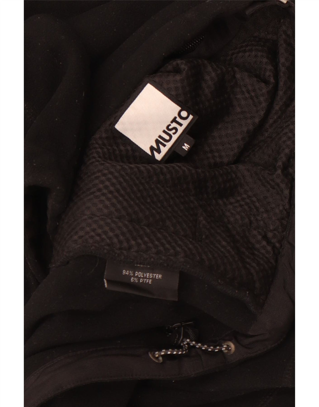 Męska kurtka polarowa Musto UK 38, średni czarny poliester