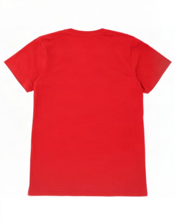 Męski T-shirt Lee z grafiką, XL, czerwony