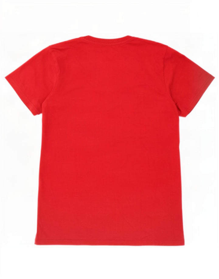 Męski T-shirt Lee z grafiką, XL, czerwony