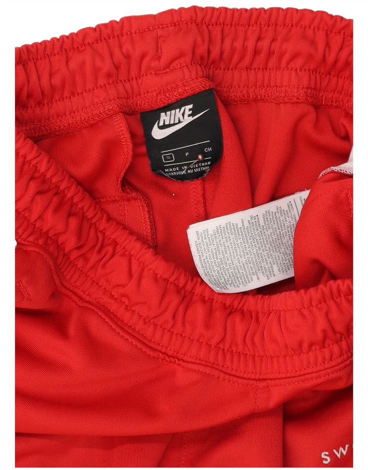 Męskie spodnie dresowe Nike Swoosh, mały, czerwony, poliestrowy kolor