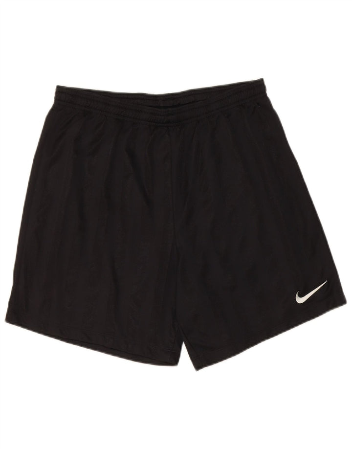 Męskie spodenki sportowe Nike, poliester w średnie czarne prążki