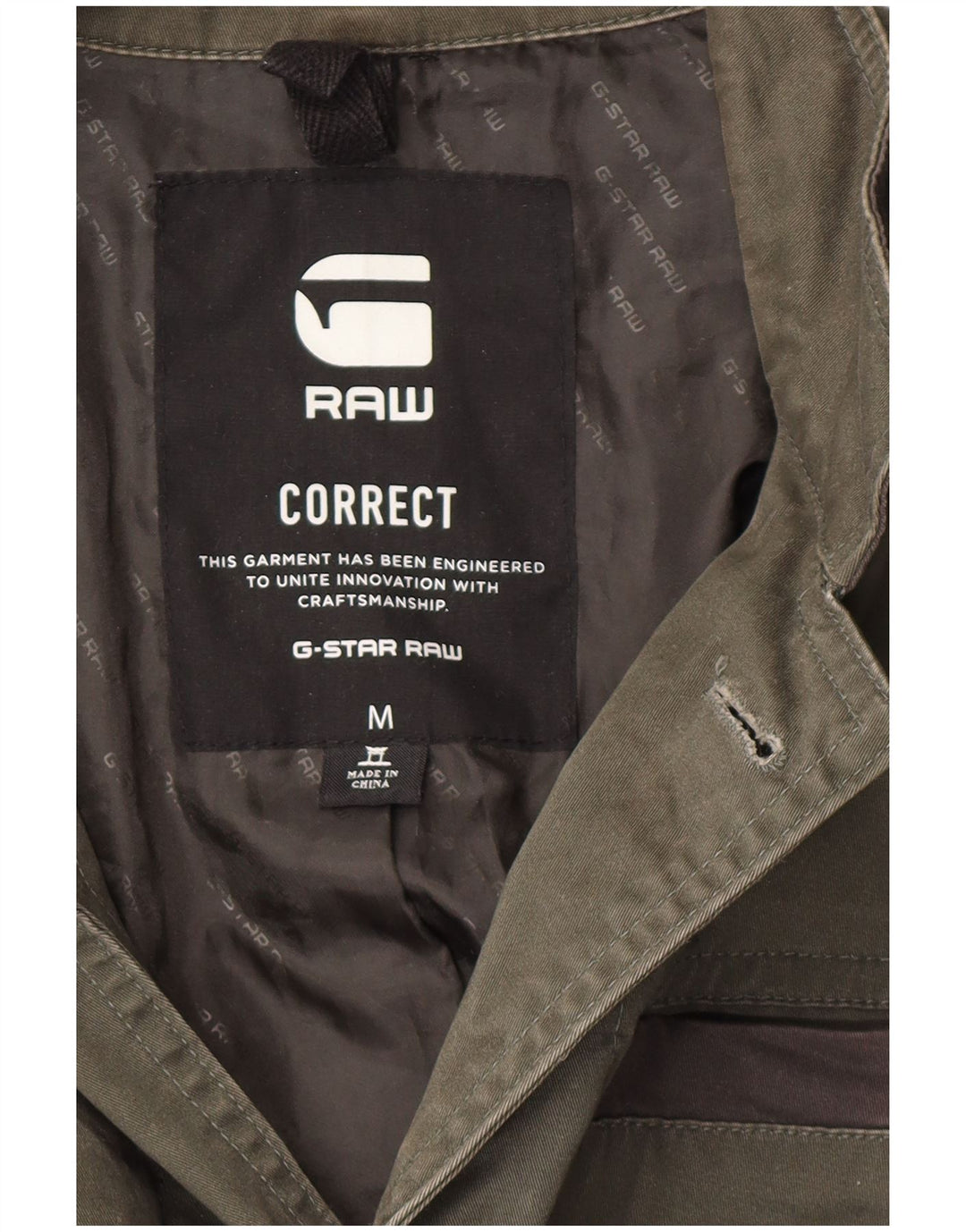 Męska kurtka użytkowa G-Star UK 38 Medium Khaki