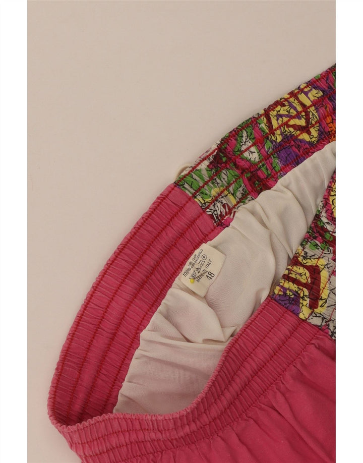 Męskie spodenki kąpielowe Vintage IT 48 Small Pink Cotton