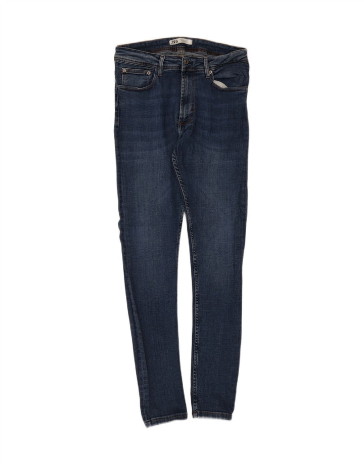 Męskie jeansy obcisłe Zara EU 40 Medium W31 L30 Niebieskie