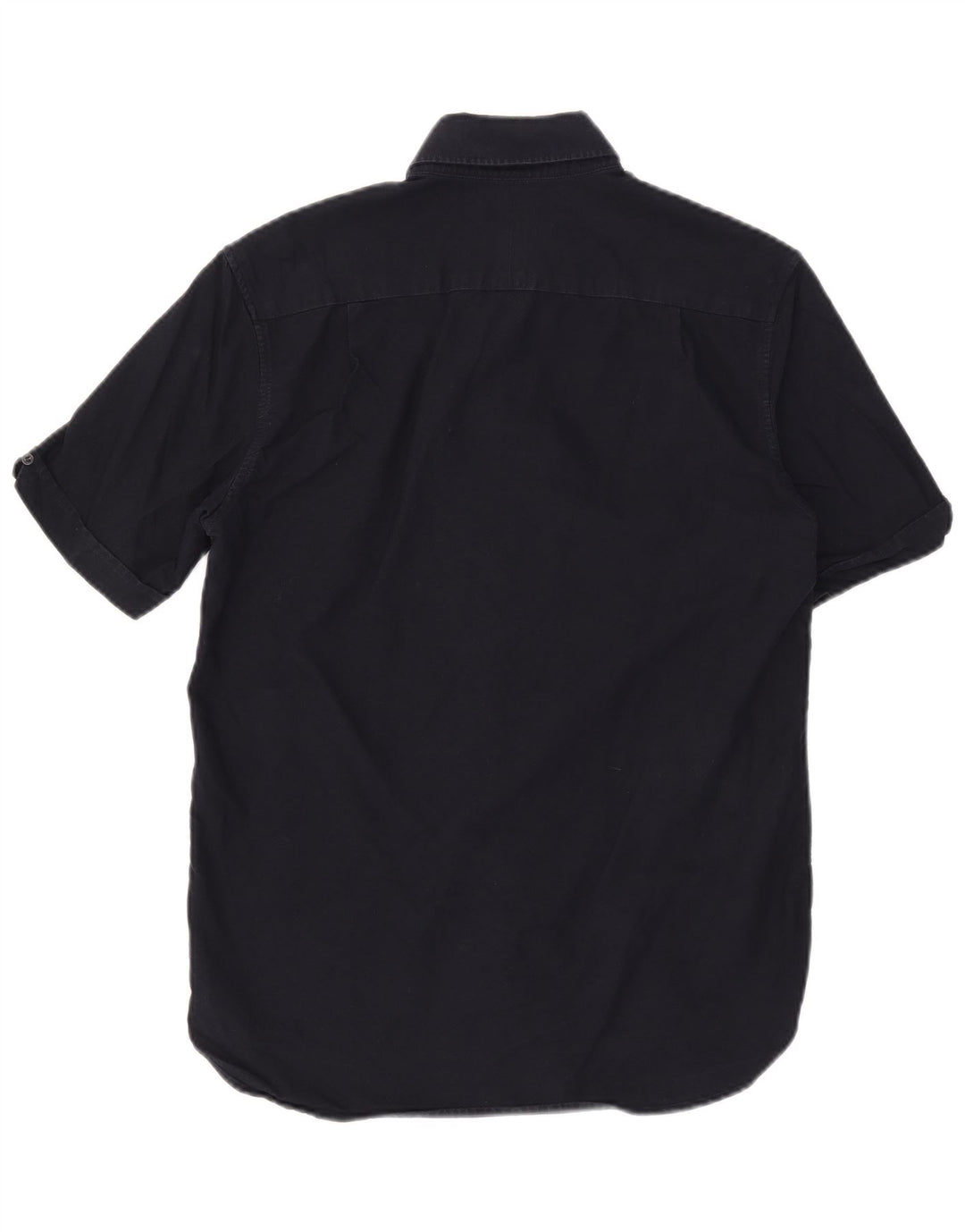 FRED PERRY Męska koszula z krótkim rękawem, mała, granatowa, bawełniana