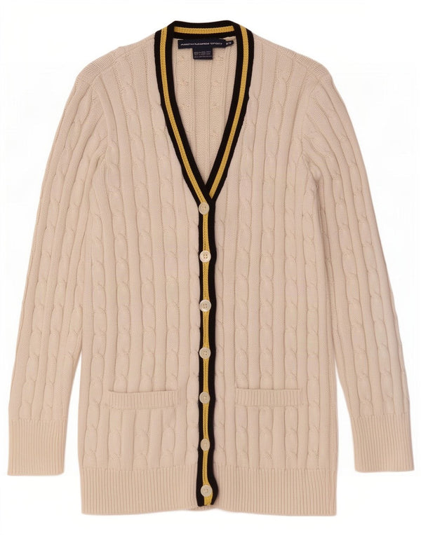 Sweter damski Ralph Lauren UK 14, średni, biały, bawełniany