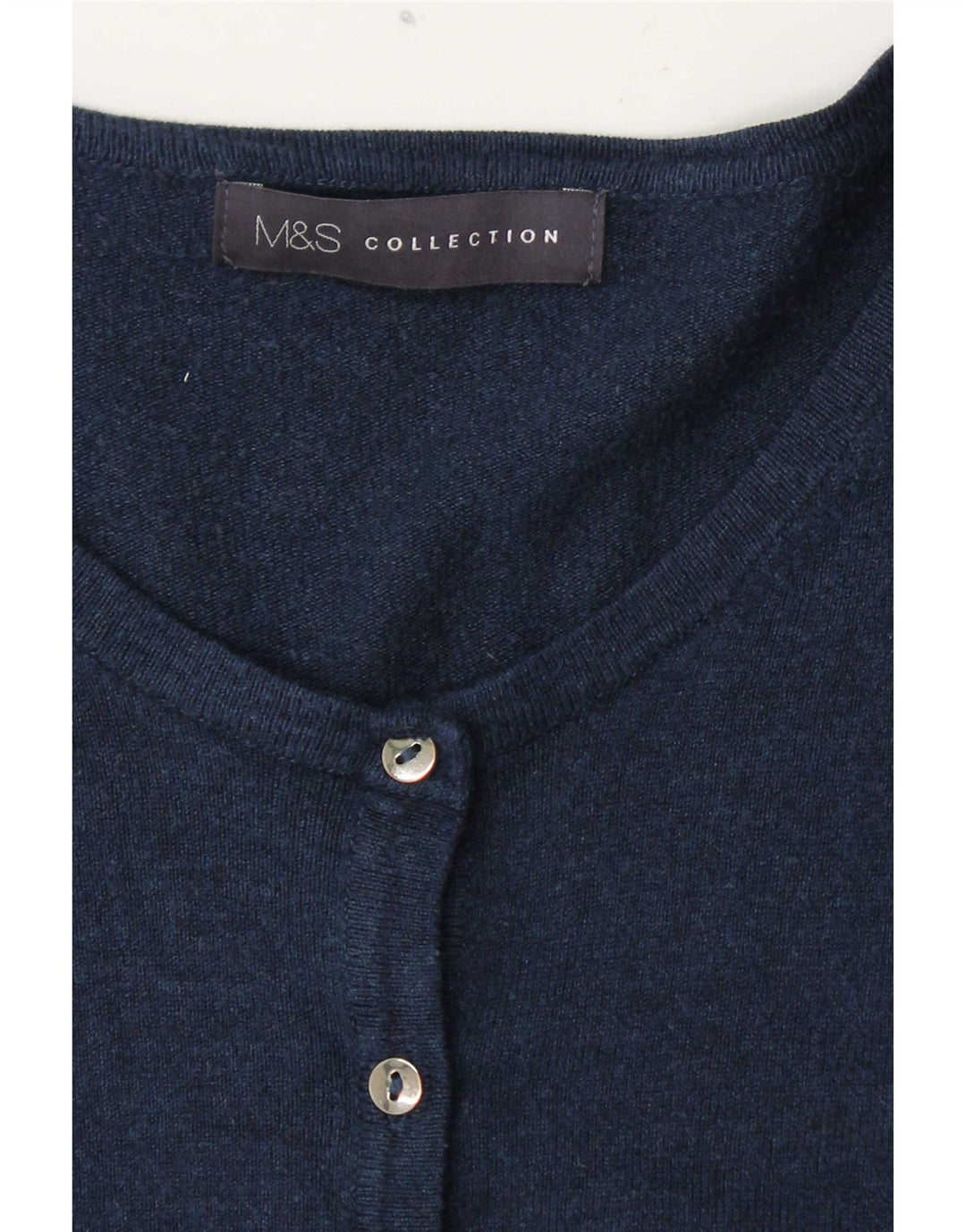 Marks & Spencer Damski sweter rozpinany UK 14, duży, granatowy