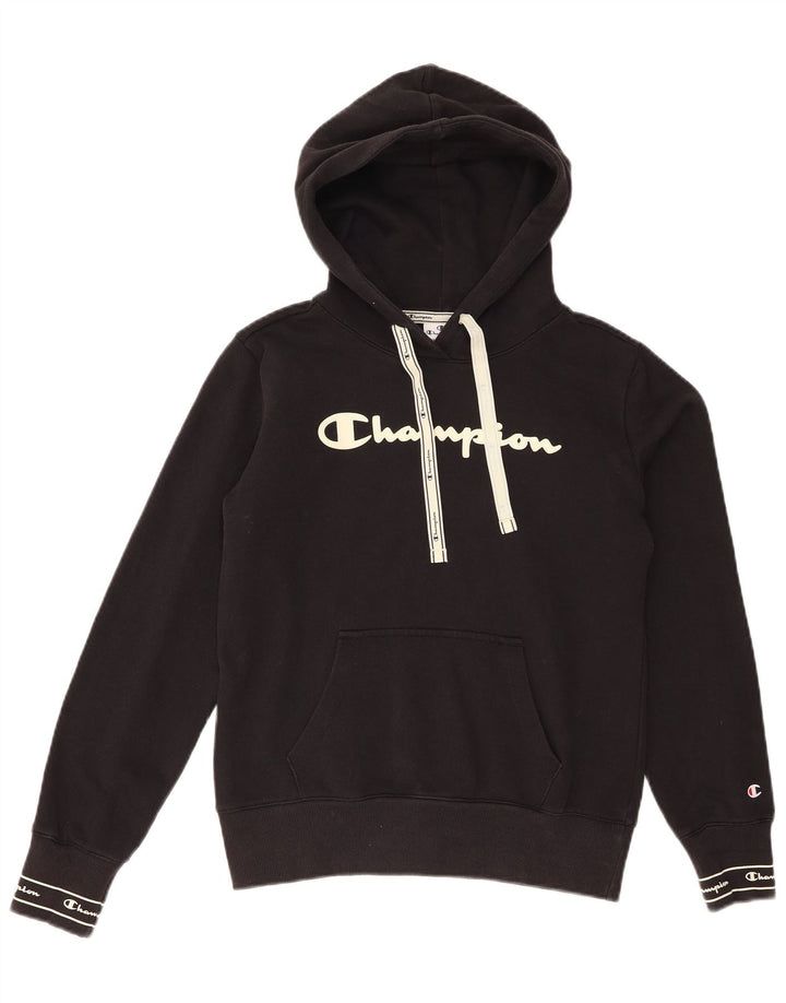 Damska bluza z kapturem Champion Graphic UK 14 Medium Black