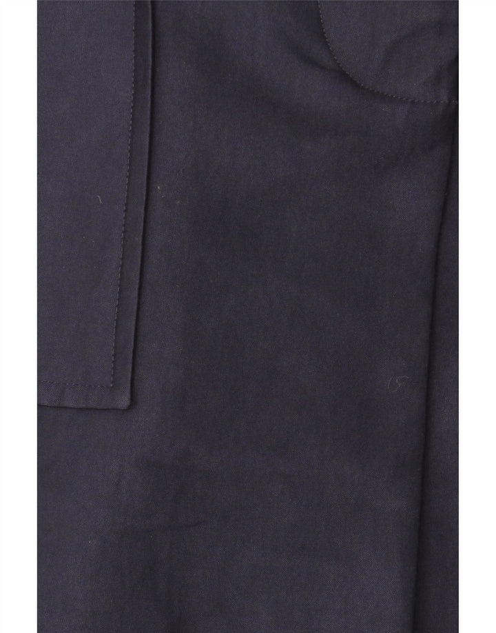 Płaszcz damski Zara UK 14, średni granatowy, bawełniany