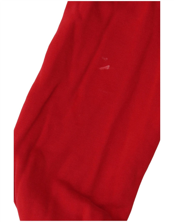 Damska bluza Champion Graphic Oversize Sweter UK 6 XS Czerwona bawełna