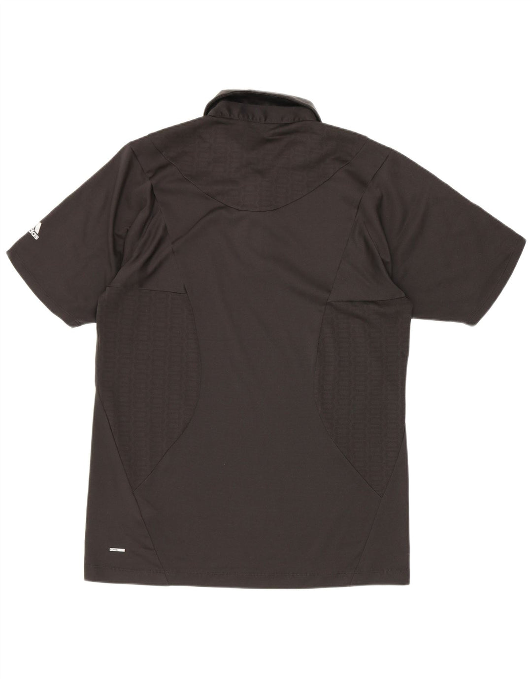 Męska koszulka polo Adidas, średnia, czarna, poliestrowa, sportowa