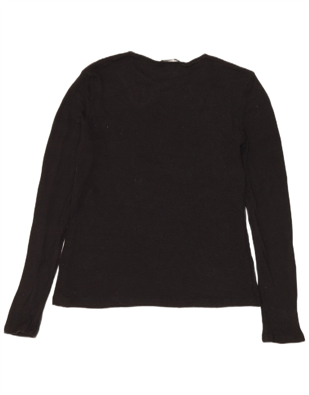 Damski sweter ZARA z dekoltem w łódkę UK 12 Średni czarny wiskoza