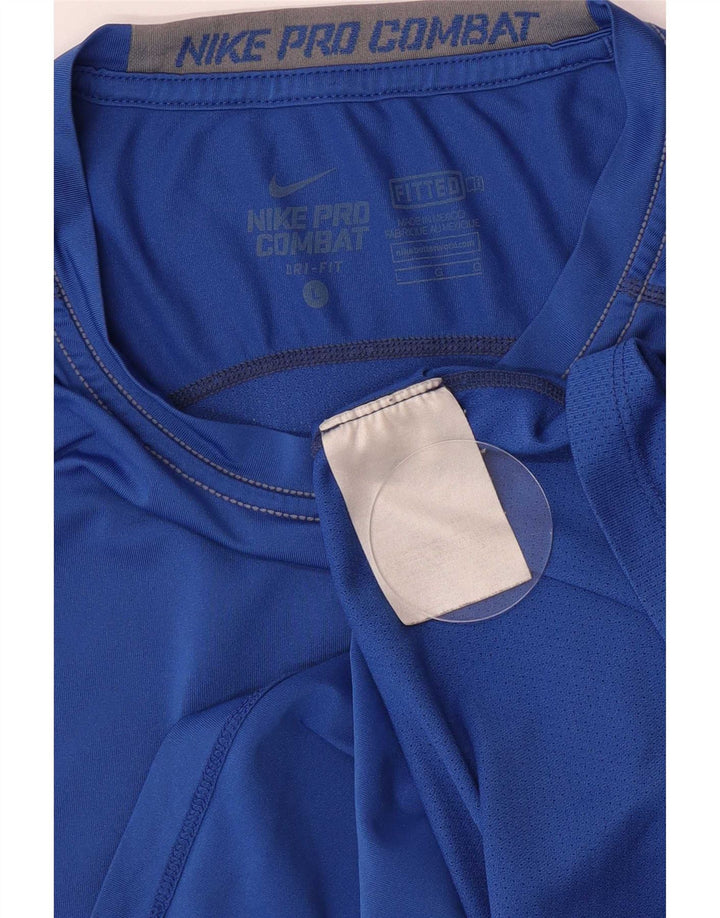 Męski T-shirt Nike Dri Fit, duży, niebieski, poliester