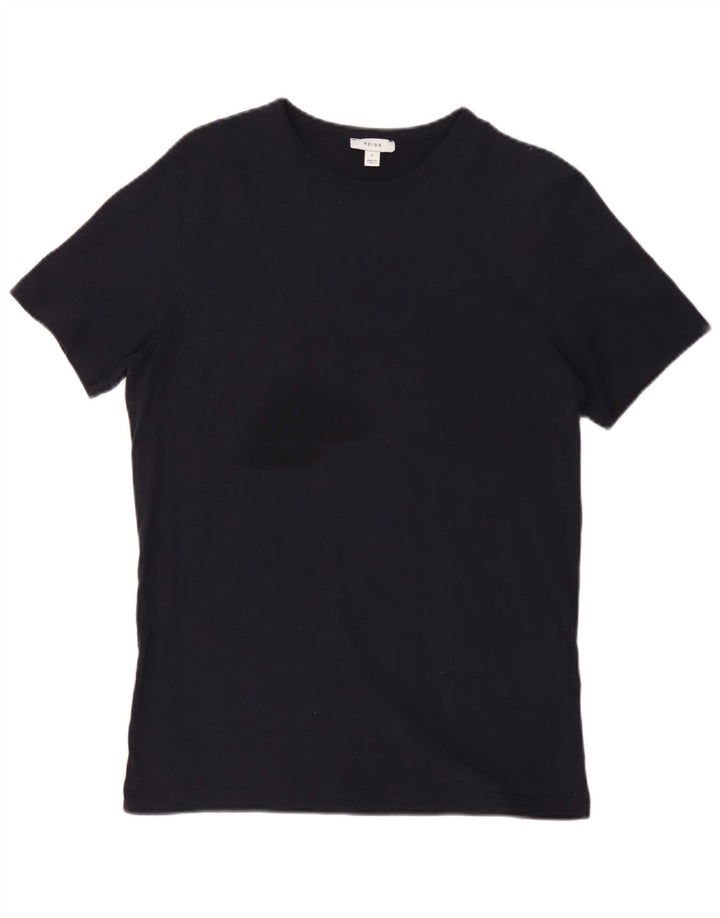T-shirt męski Reiss, mały, czarny, bawełniany