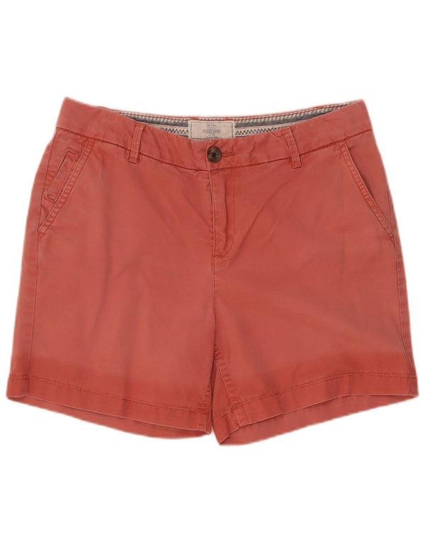 Damskie spodenki Chino Fat Face UK 10 Small W30 Czerwone bawełniane