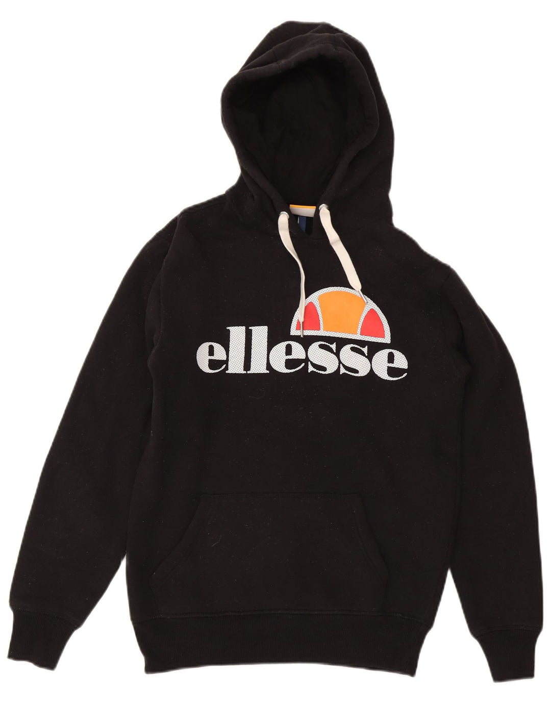 Męski sweter z kapturem Ellesse, mały, czarny, bawełniany