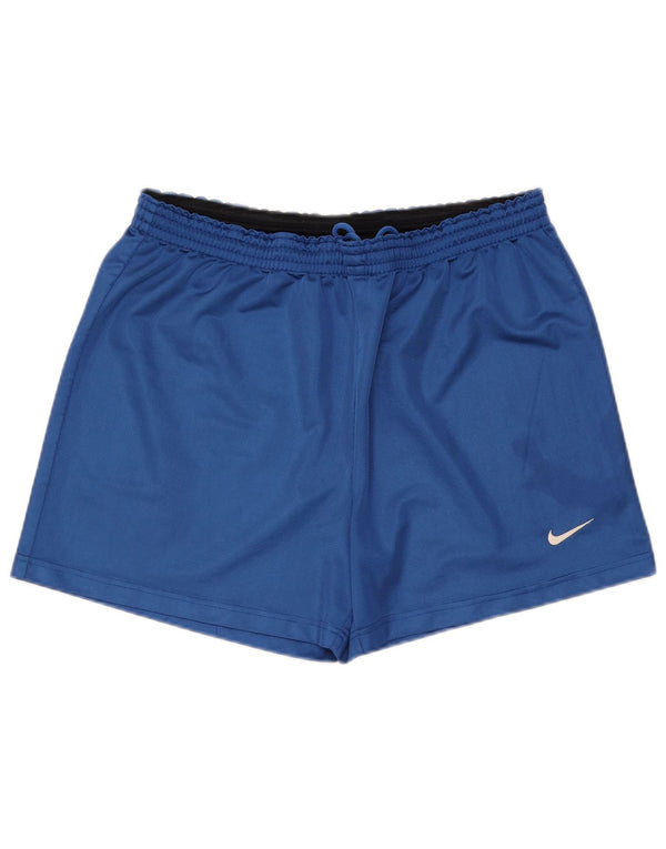 Męskie spodenki sportowe Nike UK 42/44, duże, niebieskie, poliestrowe