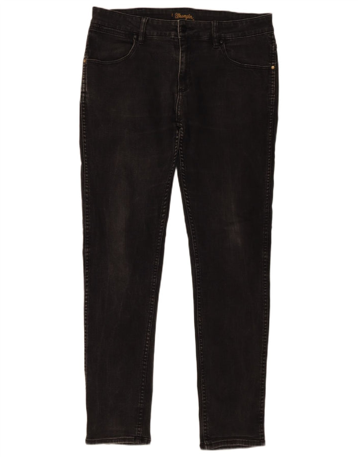 Wrangler Męskie Stompers Slim Jeans W32 L30 Czarna bawełna