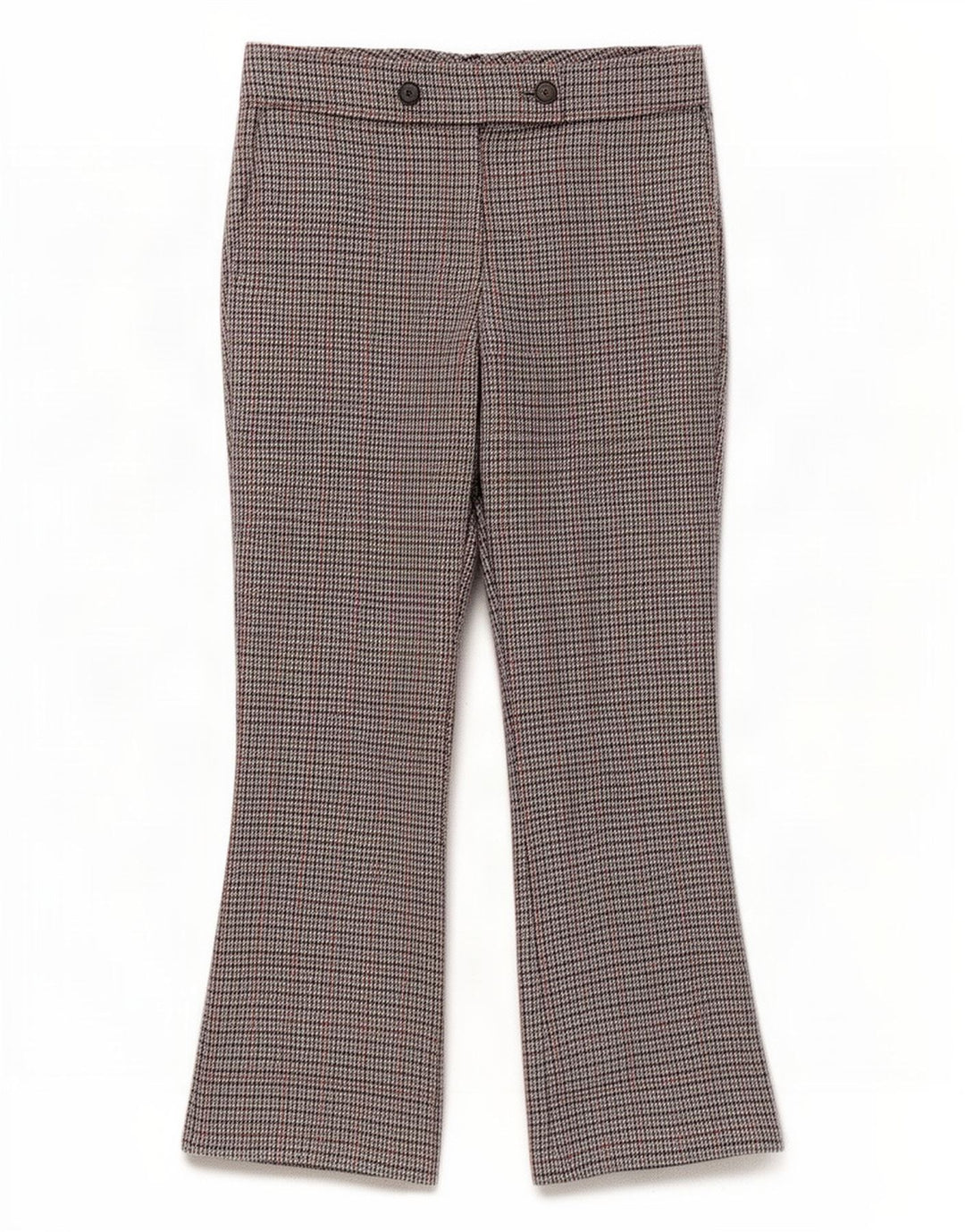 Damskie spodnie garniturowe Hugo Boss UK 12 Medium W32 L27 Szara pepitka