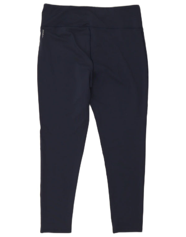 Damskie legginsy Esprit Graphic Crop UK 14, duże, granatowe, poliestrowe