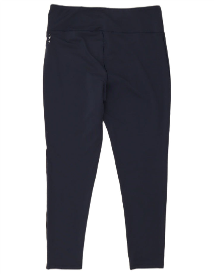 Damskie legginsy Esprit Graphic Crop UK 14, duże, granatowe, poliestrowe