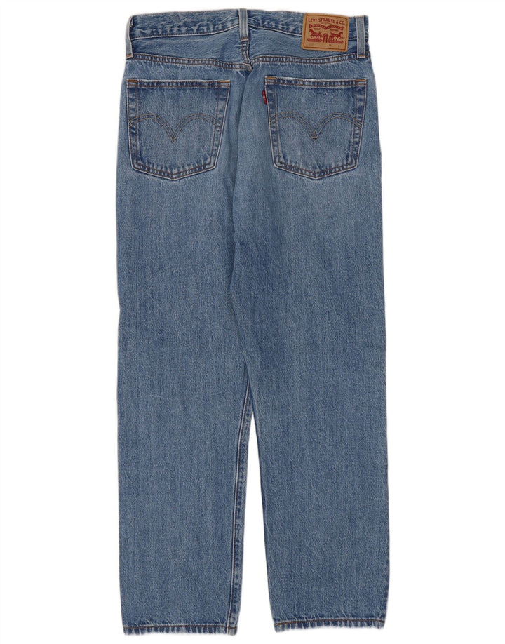 Damskie jeansy Levi's 501 Straight W27 L26 Niebieskie bawełniane