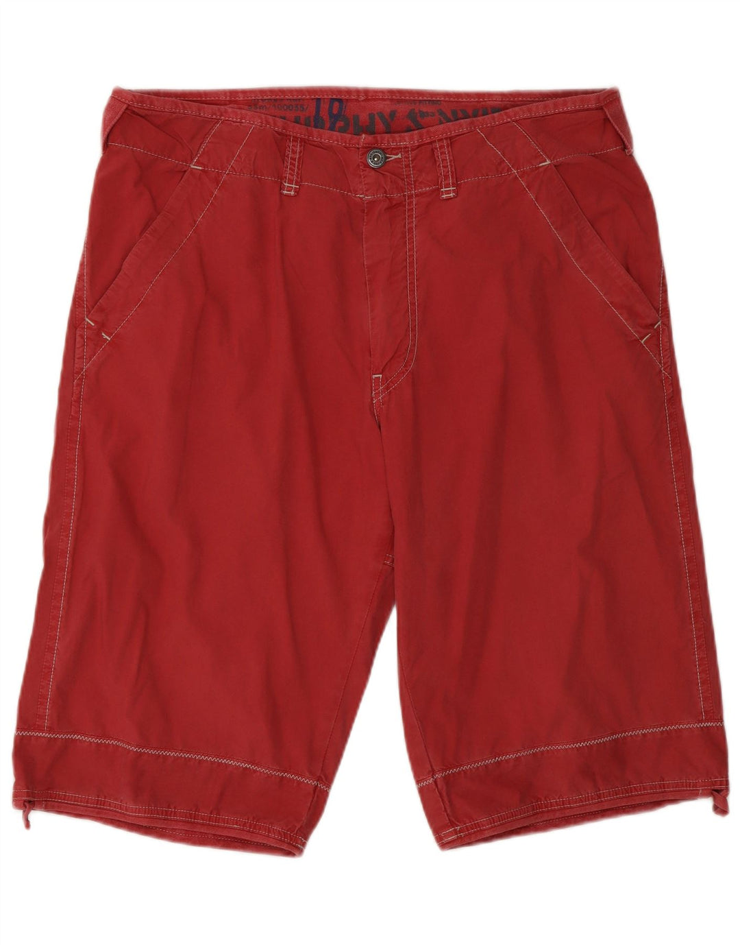 Męskie spodenki Chino Murphy & Nye W36, duże, czerwone, bawełniane