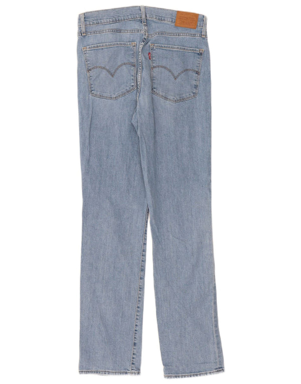 Damskie dżinsy Levi's 724 z wysokim stanem W29 L30 Niebieska bawełna