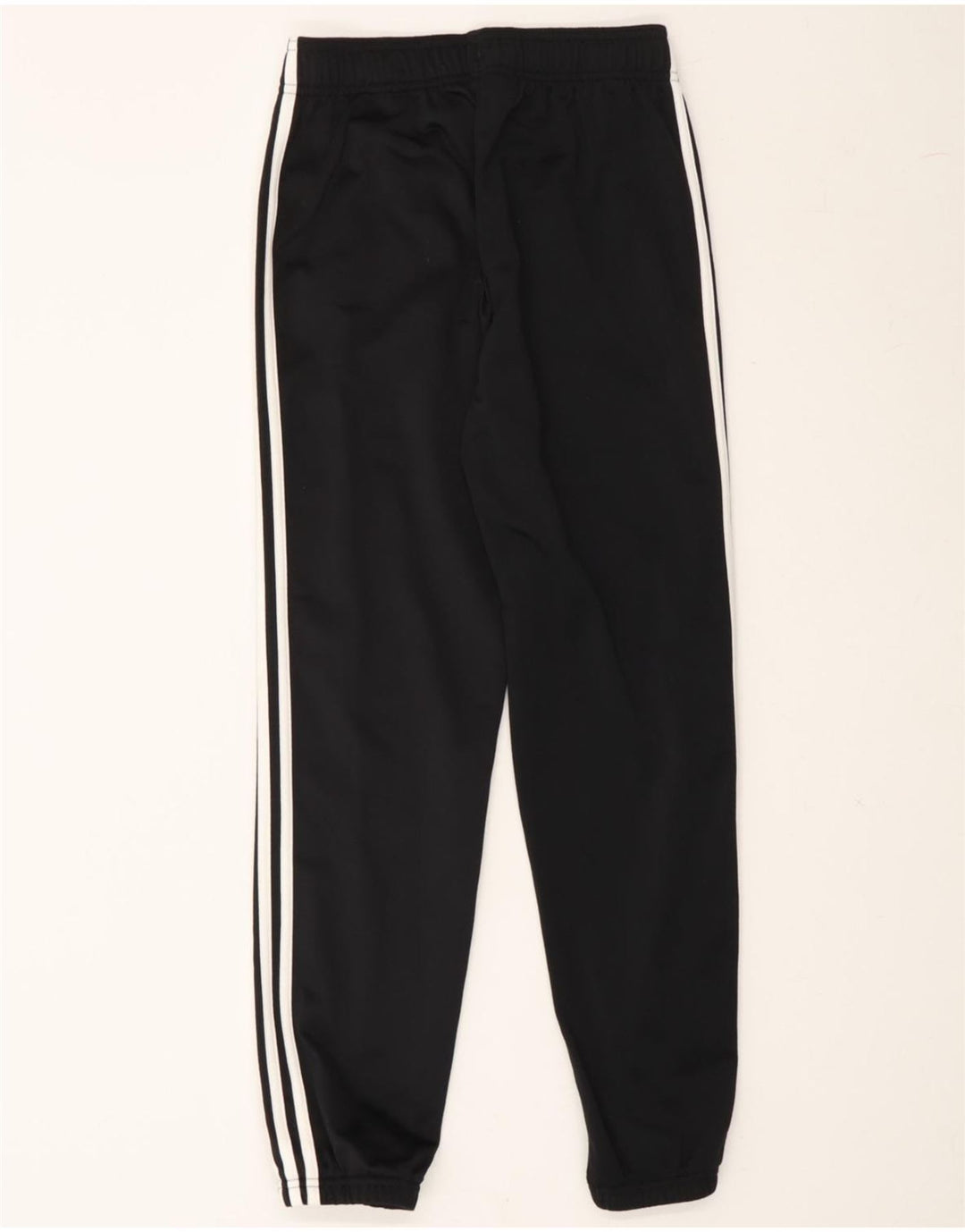 ADIDAS Boys Tracksuit Trousers Joggers 11-12 Years  Black Polyester Vintage Adidas and Second-Hand Adidas from Messina Hembry 