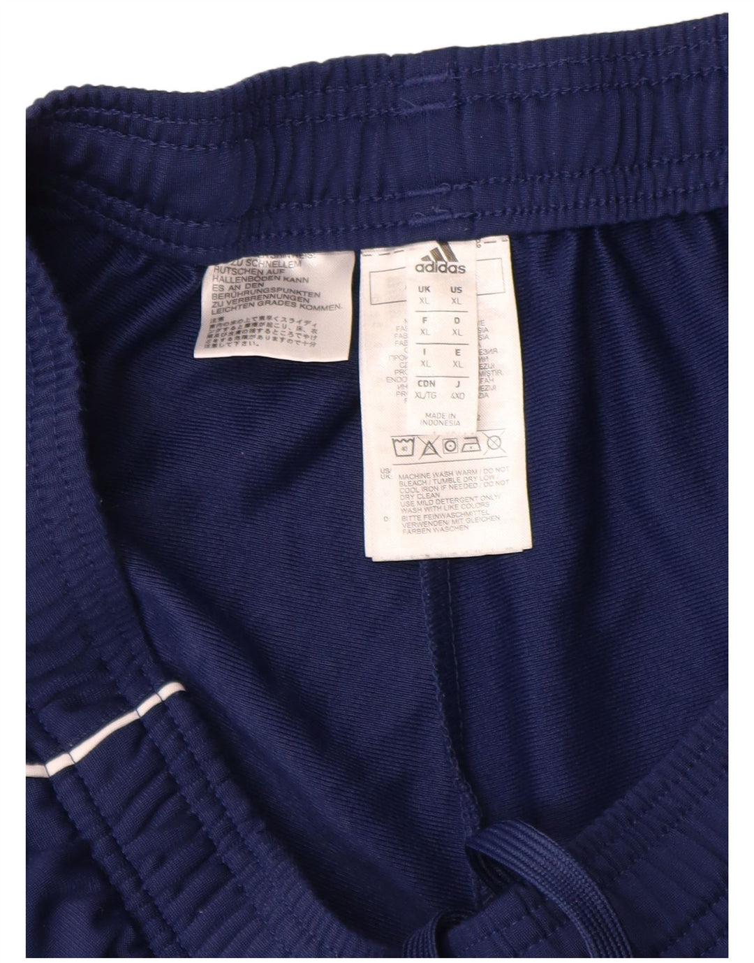 Adidas Męskie spodnie dresowe Joggers XL Granatowy poliester