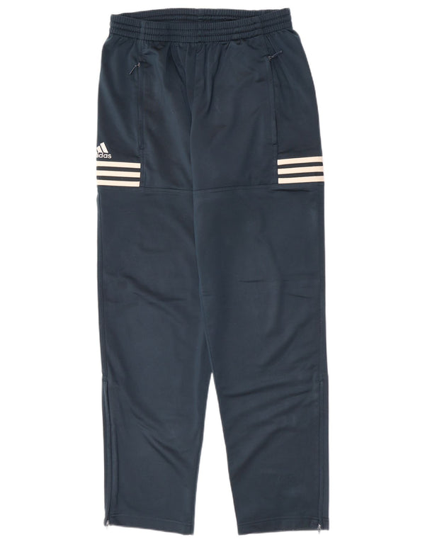 Męskie spodnie dresowe Adidas UK 38/40 Średni granatowy poliester
